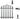 5-Panel Metal Garden Fence, 66cm (H) x 60cm (W)/ 26″ H x 24″ W
