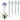 12 Pack 18 Inch (45cm) Metal Plant Support Stakes