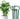 25 cm W x 40 cm H (10-Pack) Metal Plant Support Stakes