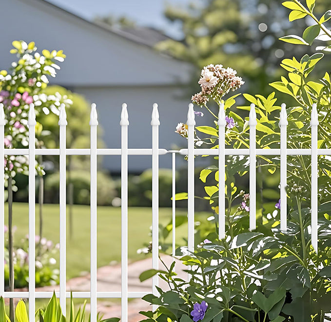 Thealyn Metal Garden Fence, No-Dig Dog & Flower Bed Fence